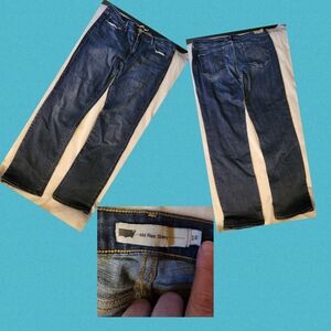 Levi's Mid Rise Skinny Jeans in Dark Blue